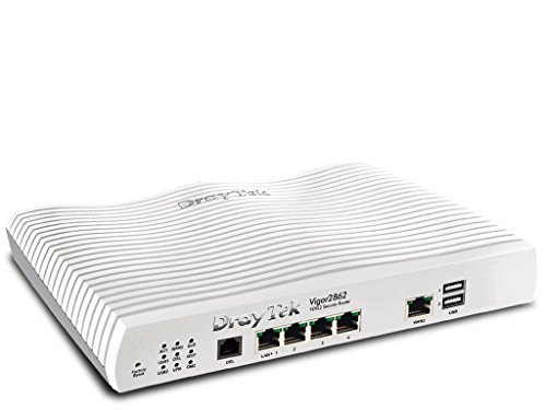 DrayTek Vigor 2862 Triple-WAN Wired Router for ADSL, VDSL and Ethernet-Based Broadband with 3G/4G LTE Support von DrayTek