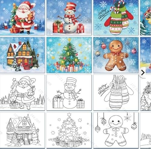 Vorgezeichnete, gespannte Leinwand zum Malen, 20,3 x 25,4 cm, 8 Stück, vorgedruckte Künstlermalerei-Leinwände für Acryl, Ölfarbe und Medien, Kunstbedarf für Hobbymaler, Kinder, Anfänger Vorgezeichnete, gespannte Leinwand zum Malen, 20,3 x 25,4 cm, 8 Stück, vorgedruckte Künstlermalerei-Leinwände für Acryl, Ölfarbe und Medien, Kunstbedarf für Hobbymaler, Kinder, Anfänger von Drcowu