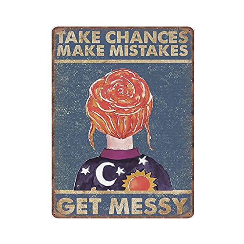 Dreacoss Take Chances Make Mistakes Get Messy Blechschilder, Ms Valerie Frizzle The Magic School Bus Lustiges Metallschild Vintage für Küche Garten Badezimmer Bauernhof Zuhause Kaffee Dekor Dreacoss Take Chances Make Mistakes Get Messy Blechschilder, Ms Valerie Frizzle The Magic School Bus Lustiges Metallschild Vintage für Küche Garten Badezimmer Bauernhof Zuhause Kaffee Dekor von Dreacoss