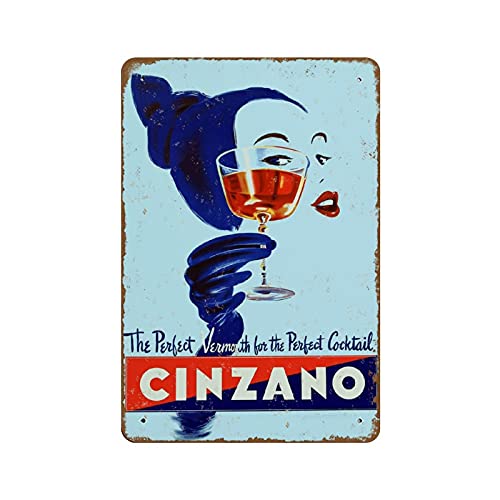 Dreacoss Vintage-Poster mit Aufschrift "A Cinzano Alcohol Ad Novelty Busted Knuckle Garage Welding Shop" Retro-Blechschild Metall Vintage Schild Metall Vintage Schild Aluminium Geschenk Vintage Dreacoss Vintage-Poster mit Aufschrift "A Cinzano Alcohol Ad Novelty Busted Knuckle Garage Welding Shop" Retro-Blechschild Metall Vintage Schild Metall Vintage Schild Aluminium Geschenk Vintage von Dreacoss