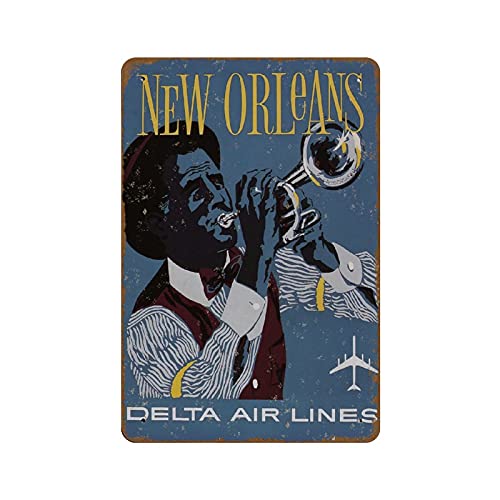 New Orleans Jazz Vintage Reiseposter Neuheit Blechschild Plakette Bar Pub Vintage Retro Wanddekoration Poster Home Group Veranda Metallschild Lobby Metallschild Gebet Metallschild Metall New Orleans Jazz Vintage Reiseposter Neuheit Blechschild Plakette Bar Pub Vintage Retro Wanddekoration Poster Home Group Veranda Metallschild Lobby Metallschild Gebet Metallschild Metall von Dreacoss