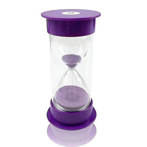 Sanduhr für Kinder, Sanduhre, Zylindrische Sanduhr, Sanduhren Set Kinder, Sanduhr-Timer, Sanduhr Glas Timer, Küchen-Timer-Uhr, Zeitmanagement-Assisten, Kreative Geschenke (30 Minuten, Lila) von Dream HorseX