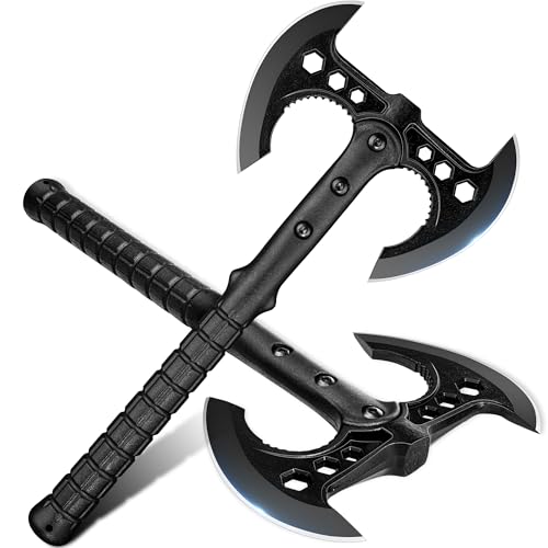 Dream Reach 2PCS Beil Axt Set Doppelaxt Survival Camping Outdoor Wikinger Handbeil für Bushcraft Wald Garten Männer Geschenke Schwarz Dream Reach 2PCS Beil Axt Set Doppelaxt Survival Camping Outdoor Wikinger Handbeil für Bushcraft Wald Garten Männer Geschenke Schwarz von Dream Reach