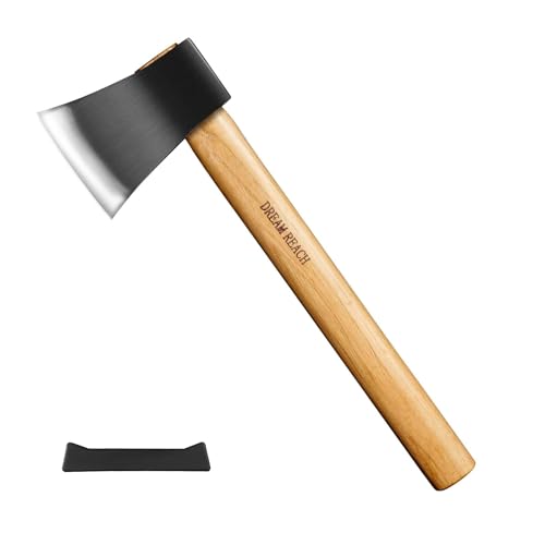 Dream Reach Beil Axt Hochwertige Wikinger Knappheit Axt Handgeschmiedet Outdoor Survival Axt mit Leder Holster Carbonisierte Holzgriff für Camping und Wandern Dream Reach Beil Axt Hochwertige Wikinger Knappheit Axt Handgeschmiedet Outdoor Survival Axt mit Leder Holster Carbonisierte Holzgriff für Camping und Wandern von Dream Reach