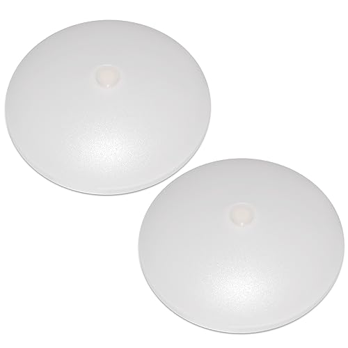 Dream lighting 12v LED Lampe mit Schalter Wohnwagen Deckenleuchte 12volt Leuchte für Auto Wohnmobil Van Innenbeleuchtung 3000K 12cm Rund 2er Set von Dream lighting