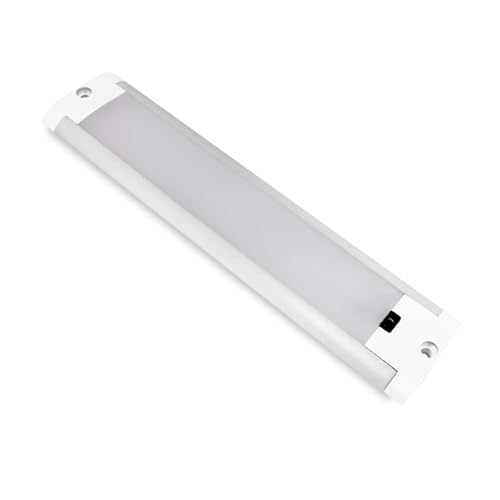 Dream lighting 12v LED Unterbauleuchte für Wohnmobil, 22CM LED Lichtleiste 5,5W Warmweiß 3000K Dimmbar Gestenempfindlich, Innenbeleuchtung für Camper Wohnwagen Boot Unterschrank von Dream lighting
