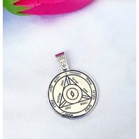 Viertes Pentagramm Des Saturn, Symbol, Bringt Den Feinden Verderben Und Dem Besitzer Gute Nachrichten/Personalisierter Name 14K-9K Gold Silber 925 von DreamCatcherByNatali