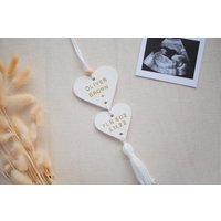 Personalisierte Ton Neue Baby Andenken - Kinderzimmer Wandbehang Personalisierte Ton Neue Baby Andenken - Kinderzimmer Wandbehang von DreamClayArt