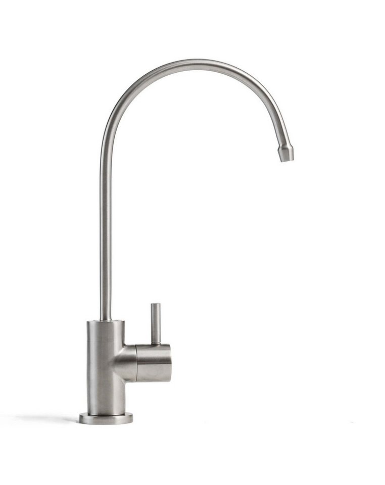 DreamFilters Küchenarmatur Entnahmehahn für Wasserfilter aus hochwertigem, gebürstetem Edelstahl (1-St) Eingebautes System zur Wasserbelebung durch Verwirbelung. von DreamFilters