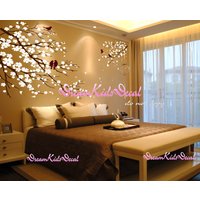 Kirschbaum Wandtattoo Kinderzimmer Dekoration, Kirschbaum Wanddeko, Schmetterling Blumen Braun Weiß Rosa-Dk006 Kirschbaum Wandtattoo Kinderzimmer Dekoration, Kirschbaum Wanddeko, Schmetterling Blumen Braun Weiß Rosa-Dk006 von DreamKidsDecal