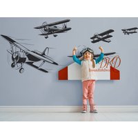 Wandtattoo Flugzeuge von DreamKidsDecal