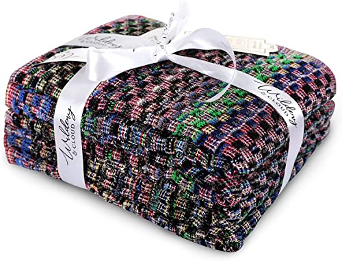 DreamNights Geschirrtücher Küche 100% Baumwolle Geschirrtücher - weiche, super saugfähige und schnell trocknende Frottee Geschirrtücher 65x40 cm Regenbogenfarben (12 Stück) von DreamNights