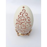 Geschnitzte Gans Eierschale Weihnachtsbaum, Strass Ei Kunst, Led-Licht Geschnitzte Gans Eierschale Weihnachtsbaum, Strass Ei Kunst, Led-Licht von DreamPresents