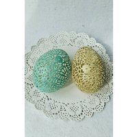 Handgeschnitzte Blumenspitze Gänseeier, Pysanky Ostergeschenk Handgeschnitzte Blumenspitze Gänseeier, Pysanky Ostergeschenk von DreamPresents