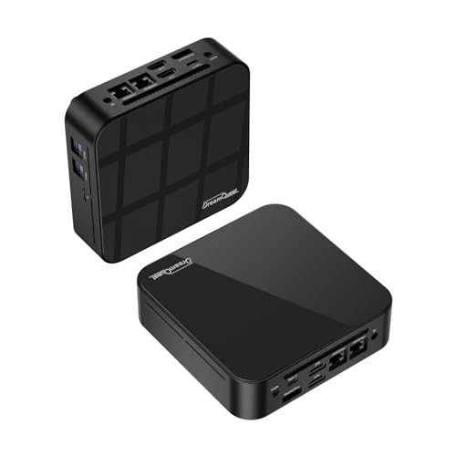 DreamQuest Mini PC mit Linux Vorgefertigte Intel N150-Prozessor mit 16GB DDR4 +512GB M.2 SSD Unterstützung Three Screen 4K@60Hz Display,2X HDMI,DP,USB C 3.2 x1,Dual WiFi,BT 5,LAN Mini Computer Office DreamQuest Mini PC mit Linux Vorgefertigte Intel N150-Prozessor mit 16GB DDR4 +512GB M.2 SSD Unterstützung Three Screen 4K@60Hz Display,2X HDMI,DP,USB C 3.2 x1,Dual WiFi,BT 5,LAN Mini Computer Office von DreamQuest