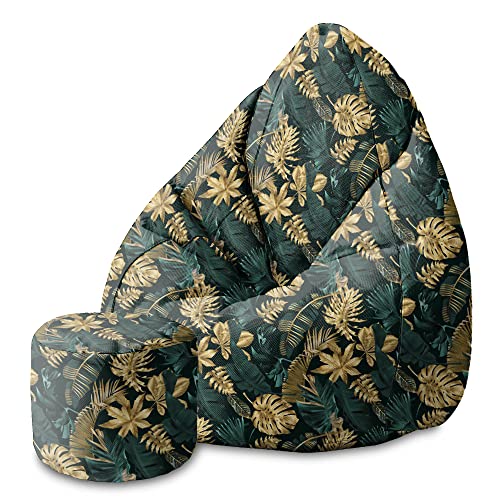 DreamRoots Sitzsack Kinder 70x70x105cm - Sitzsack mit Lehne und Hocker und Bezug - Sitzkissen Boden - Chill Sack Bubibag mit Füllung S-Dunkle Blum1 DreamRoots Sitzsack Kinder 70x70x105cm - Sitzsack mit Lehne und Hocker und Bezug - Sitzkissen Boden - Chill Sack Bubibag mit Füllung S-Dunkle Blum1 von DreamRoots