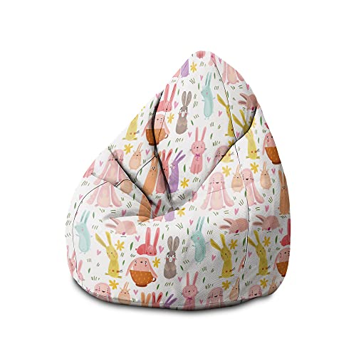 DreamRoots Sitzsack Kinder mit füllung - Bodenkissen Kinder Sitzsack - Kinderzimmer 70 x 70 x 105 cm - Bean Bag Kinder - Bubibag - Kindersitzsack - Sitzkissen Boden DreamRoots Sitzsack Kinder mit füllung - Bodenkissen Kinder Sitzsack - Kinderzimmer 70 x 70 x 105 cm - Bean Bag Kinder - Bubibag - Kindersitzsack - Sitzkissen Boden von DreamRoots