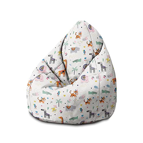 DreamRoots Sitzsack Kinder mit füllung - Bodenkissen Kinder Sitzsack - Kinderzimmer 70 x 70 x 105 cm - Bean Bag Kinder - Bubibag - Kindersitzsack - Sitzkissen Boden DreamRoots Sitzsack Kinder mit füllung - Bodenkissen Kinder Sitzsack - Kinderzimmer 70 x 70 x 105 cm - Bean Bag Kinder - Bubibag - Kindersitzsack - Sitzkissen Boden von DreamRoots