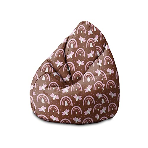 DreamRoots Sitzsack Kinder mit füllung - Bodenkissen Kinder Sitzsack - Kinderzimmer 70 x 70 x 105 cm - Bean Bag Kinder - Bubibag - Kindersitzsack - Sitzkissen Boden DreamRoots Sitzsack Kinder mit füllung - Bodenkissen Kinder Sitzsack - Kinderzimmer 70 x 70 x 105 cm - Bean Bag Kinder - Bubibag - Kindersitzsack - Sitzkissen Boden von DreamRoots