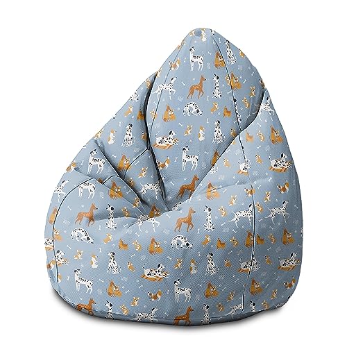 DreamRoots Sitzsack Kinder mit füllung - Bodenkissen Kinder Sitzsack - Sitzsack Kinderzimmer 80x80x120cm - Bean Bag Kinder - Bubibag Sitzsack - Kindersitzsack - Sitzkissen Boden Kinder 1 von DreamRoots