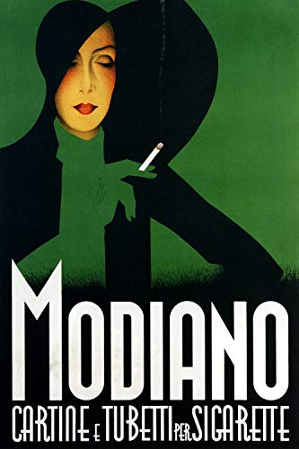 Dreamawsl Retro Metal Poster Series - Modiano Italian Cigarette Advertisement - Advertising Poster Tin Sign Metal Scenery Character Poster 30,5 x 20,3 cm von Dreamawsl