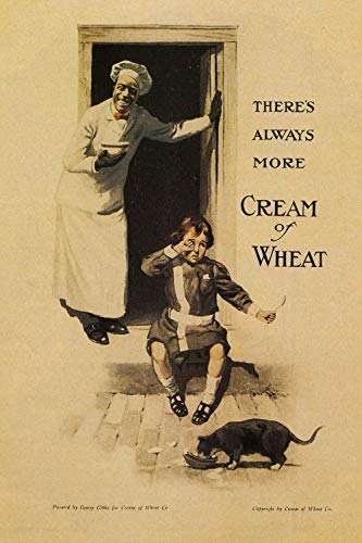 Retro Metal Poster Series - There's Always More Cream of Wheat Advertisement - Advertising Poster Tin Sign Metal Scenery Character Poster 30,5 x 20,3 cm von Dreamawsl