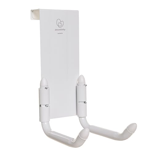 Dreambaby Strollerbuddy STROLLAWAY® - Haken für die Lagerung von Kinderwagen/Buggys (Farbe: Weiß) von Dreambaby