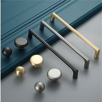 3.78" 5" 6.3" 7.55" 12.6" Modern Black Cabinet Pulls Knäufe Schubladengriffe Pulle Kommode Pull Griffe Große Garderobe Schrank Hardware von Dreamchinese