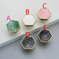 Dekorative Hexagon Möbelknäufe Knäufe Küchenschrank Möbelbeschläge von Dreamchinese