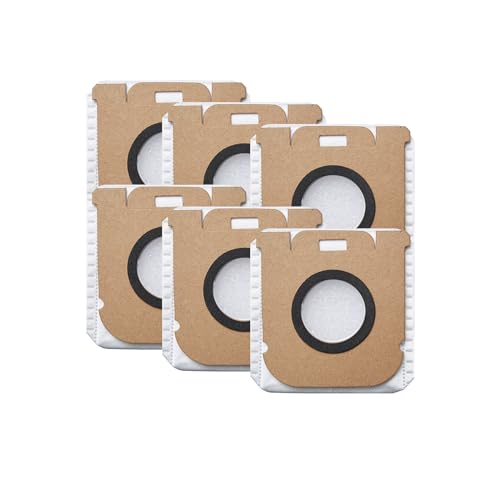 Dreame 6x Original Dreame 2,5 L Staubsaugerbeutel, Kompatibel mit Staubsaugerstation Z10, Großes Fassungsvermögen, Schnelles Entleeren - 6er Pack von dreame