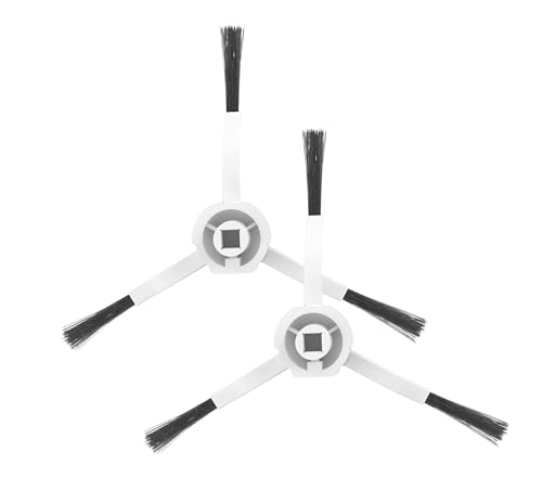 Dreame Ersatz-Seitenbürstenpaar für Dreame Staubsauger D9,F9,L10 Pro,D10 Plus,D10s,D9 Plus,D9 max,F9 Pro,D10 Plus Gen 2,Spiralförmig zum Entfernen von Schmutz aus Ecken und Kanten von Räumen von dreame