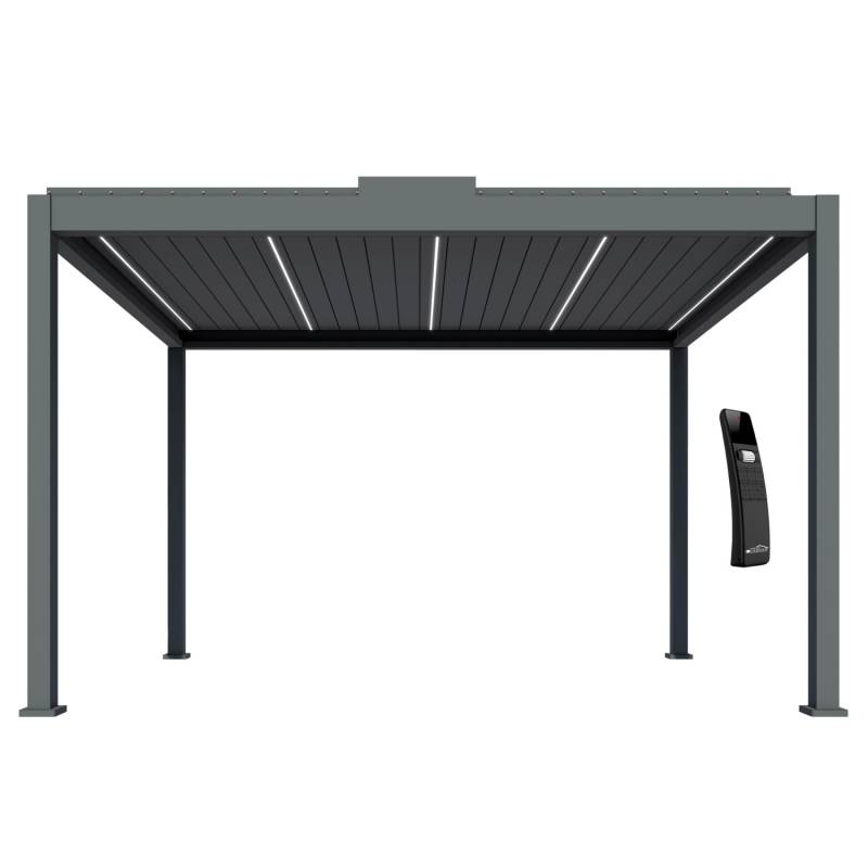 Dreamgarden Pergola 5 x 3 x 2,5 m Florenz Elektrisch Anthrazit Lamellendach Dreamgarden Pergola 5 x 3 x 2,5 m Florenz Elektrisch Anthrazit Lamellendach von Dreamgarden