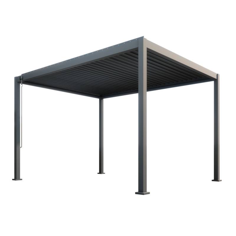 Dreamgarden Pergola 5 x 4 x 2,5 m Florenz Manuell Anthrazit Lamellendach Dreamgarden Pergola 5 x 4 x 2,5 m Florenz Manuell Anthrazit Lamellendach von Dreamgarden