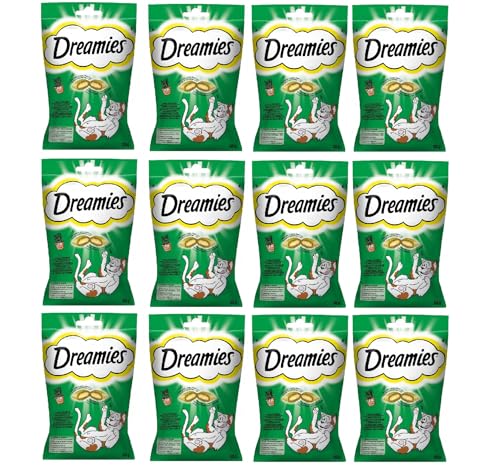 Dreamies Katzensnacks Katzenleckerlis Catnip mit Katzenminze Geschmack 12x60g Dreamies Katzensnacks Katzenleckerlis Catnip mit Katzenminze Geschmack 12x60g von Dreamies