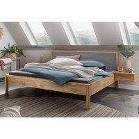 Franzoesisches Bett aus Wildeiche Massivholz 41 cm Einstiegshöhe von Dreaming Forest