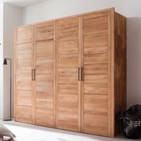 Massiver Holzkleiderschrank aus Wildeiche vier Türen von Dreaming Forest