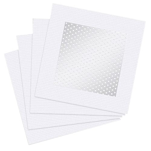 Aluminium Wand Reparatur Patch Selbstklebende Bildschirm Patch Reparatur für Trockenbau Gipskartonplatten (4 Stücke, 4 Zoll) von Dreamle