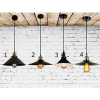Bar Pendelleuchte Mit Zapfenschirm Industrial Beleuchtung Kronleuchter Für Man Höhle Licht Retro Light Vintage von Dreamlightforyou