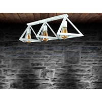 Dreifach Weiße Pyramide Deckenleuchte Deckenlampe Kücheninsel Leuchte Spülleuchte von Dreamlightforyou