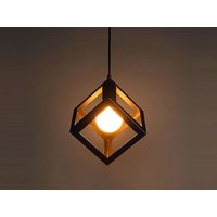 Eisen Cube Pendelleuchte Stilvoller Kronleuchter Hängewürfel Industrielle Moderne Beleuchtung Küchenleuchter von Dreamlightforyou