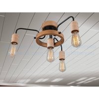 Kronleuchter Aus Holz Bauernhaus Esszimmer Licht Deckenleuchte Kücheninsel Pendel Beleuchtung Rustikale Pendelleuchte Küchenbeleuchtung von Dreamlightforyou