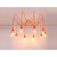 Orange Kraken Kronleuchter 2-15 Pendelleuchte Kinder Beleuchtung Spinne Licht Bunt Kinderzimmer Spinnen Lampe Orange Kraken Kronleuchter 2-15 Pendelleuchte Kinder Beleuchtung Spinne Licht Bunt Kinderzimmer Spinnen Lampe von Dreamlightforyou