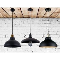 Pendelleuchte Schatten Kuppelschirm Industrielle Kronleuchter Beleuchtung Industrielampe Für Bar Man Höhlenlicht Retro Light von Dreamlightforyou