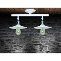 Zwei Plafonds Weiße Decke Kronleuchter Küche Licht Beleuchtung Pendant Moderne von Dreamlightforyou