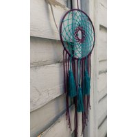 Boho Traumfänger Purpur Mit Quasten, Wanddekoration, Zimmerdeko, Hippiestil Boho Traumfänger Purpur Mit Quasten, Wanddekoration, Zimmerdeko, Hippiestil von DreamlikeD