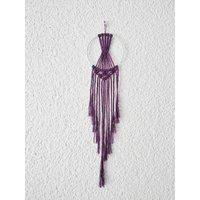 Kleiner Makramee Traumfänger Dunkellila, Wandbehang, Bohemian Dekoration Kleiner Makramee Traumfänger Dunkellila, Wandbehang, Bohemian Dekoration von DreamlikeD