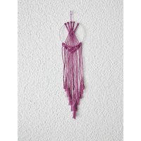 Kleiner Makramee Traumfänger Violett, Wandbehang, Bohemian Dekoration von DreamlikeD