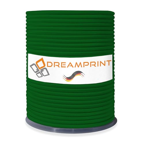 Dreamprint Expanderseil 100 m Grün 6 mm Gummiseil Gummischnur Spannseil Planenseil Spanngummi Gummileine Seil Schnur Band elastisch für Anhängerplane Planenbefestigung von Dreamprint