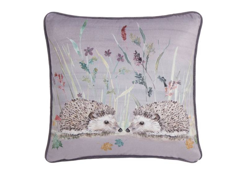 Dreams & Drapes Dekokissen Colville Hedgehog, Dekokissen aus samtig weichem Stoff Kissenbezug ohne Füllung 43x43 cm von Dreams & Drapes