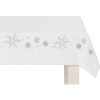 Dreams Tischdecke "Schneeflocke, Weihnachtsdeko", mit aufwendiger Stickerei von Dreams